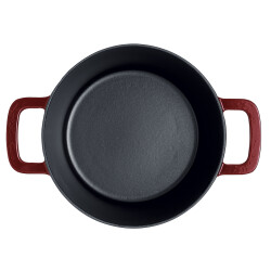 Fissler Moments Collection Cast Demir Döküm Tencere Bordo 24 cm - 3