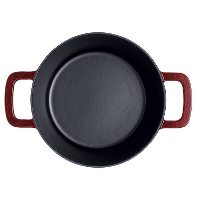 Fissler Moments Collection Cast Demir Döküm Tencere Bordo 24 cm - 3