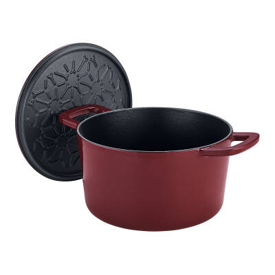 Fissler Moments Collection Cast Demir Döküm Tencere Bordo 24 cm - 4