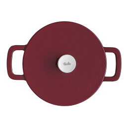 Fissler Moments Collection Cast Demir Döküm Tencere Bordo 24 cm - 6