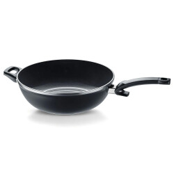 Fissler Ceratal Orbit Black Wok Tava 32 cm - FISSLER