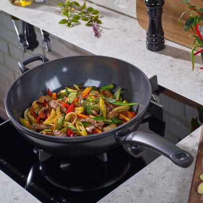 Fissler Ceratal Orbit Black Wok Tava 32 cm - 3
