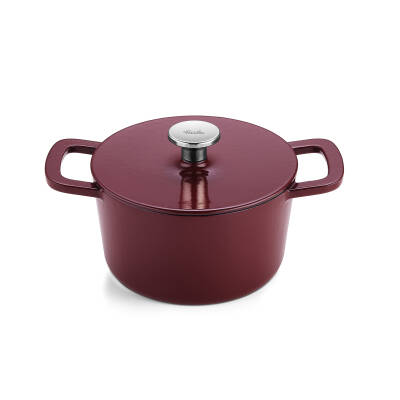 Fissler Moments Collection Cast Demir Döküm Tava Bordo 20 cm - 3