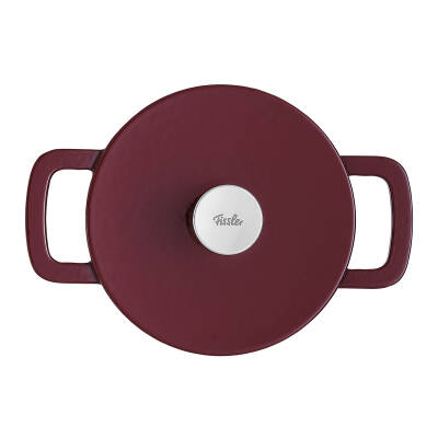 Fissler Moments Collection Cast Demir Döküm Tava Bordo 20 cm - 4