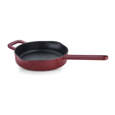 Fissler Moments Collection Cast Demir Döküm Tava Bordo 24 cm - 1