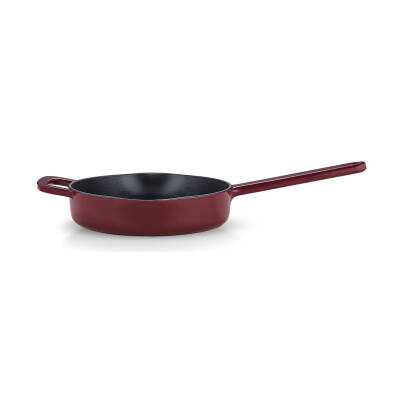Fissler Moments Collection Cast Demir Döküm Tava Bordo 24 cm - 3