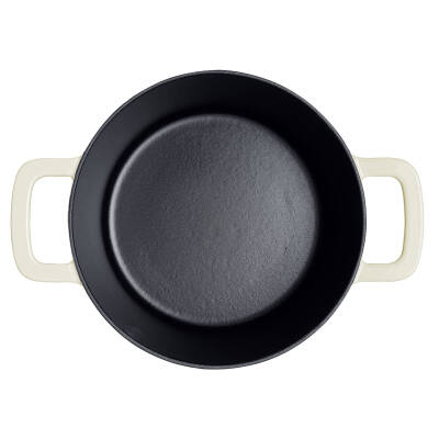 Fissler Moments Collection Cast Demir Döküm Tencere Beyaz 24 cm - 4