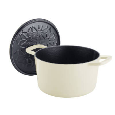 Fissler Moments Collection Cast Demir Döküm Tencere Beyaz 24 cm - 5