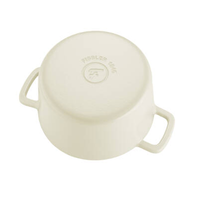 Fissler Moments Collection Cast Demir Döküm Tencere Beyaz 24 cm - 6