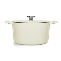 Fissler Moments Collection Cast Demir Döküm Tencere Beyaz 24 cm - 2
