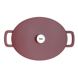 Fissler Moments Collection Cast Demir Döküm Tencere Oval Bordo 33 cm - 3