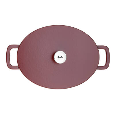 Fissler Moments Collection Cast Demir Döküm Tencere Oval Bordo 33 cm - 3