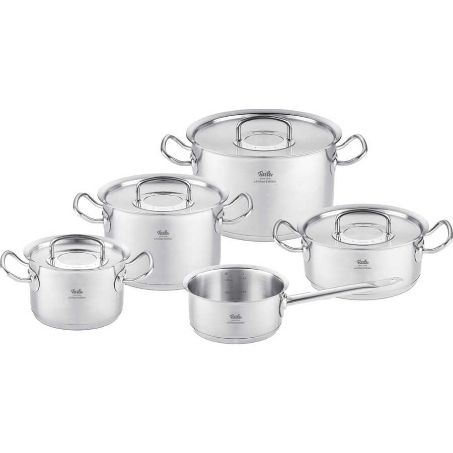 Fissler Original Profi Collection Retro Metal Kapak 9 Parça Tencere Seti