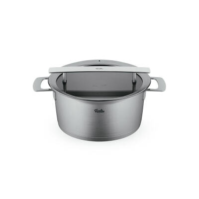 Fissler Phi Collection Cam Kapak Kısa Tencere 24 cm - 1