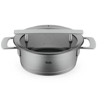 Fissler Phi Collection Cam Kapak Sığ Tencere 20 cm - 1