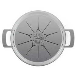 Fissler Phi Collection Cam Kapak Sığ Tencere 24 cm - 5