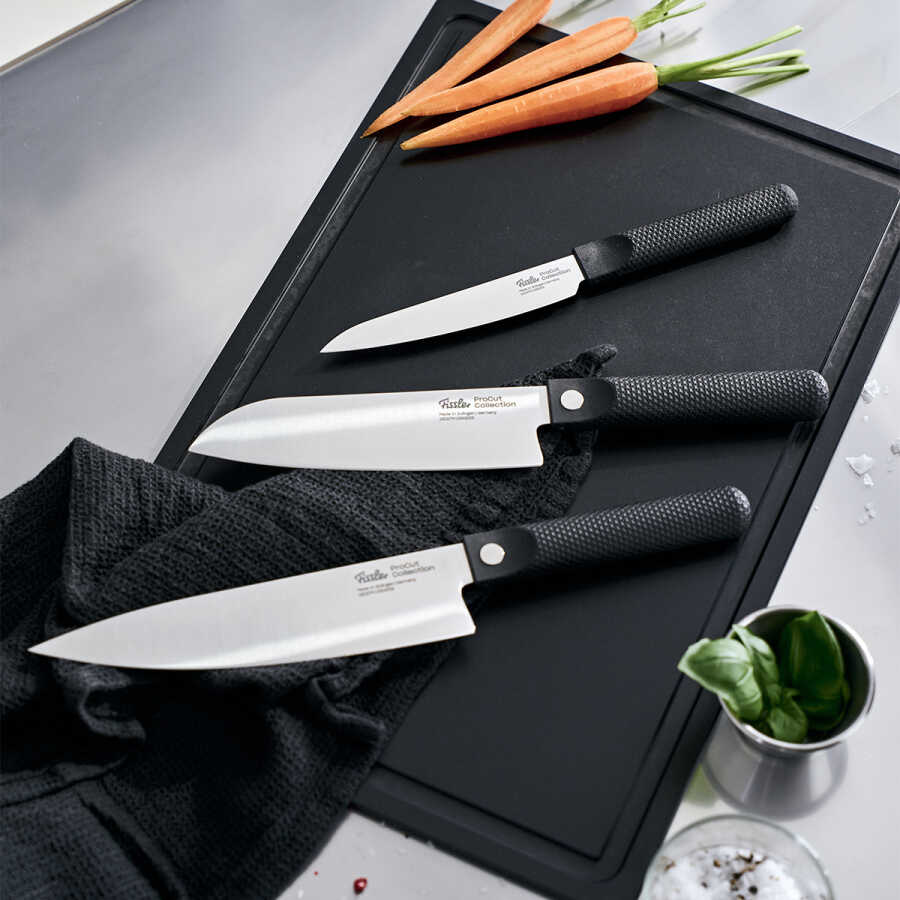 Fissler ProCut Collection 3 Parça Bıçak Seti (Santoku, Şef ve Çok Amaçlı)