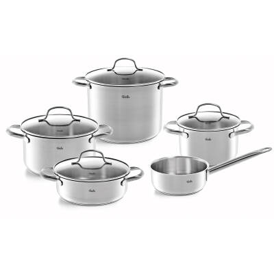 Fissler San Francisco 9 Parça Cam Kapak Tencere Seti - 1