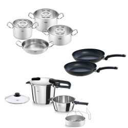 Fissler Vitaquick Edition 6+3,5 Litre Düdüklü Tencere + Original Profi Collection Tencere ve Tava Seti - 1
