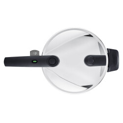 Fissler Vitaquick Glossy 4,5 Litre Düdüklü Tencere + Kırmızı Cenit Tava Set - 4