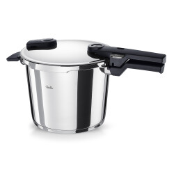 Fissler Vitaquick Glossy 6 Litre Düdüklü Tencere + Kırmızı Cenit Tava Set - 2
