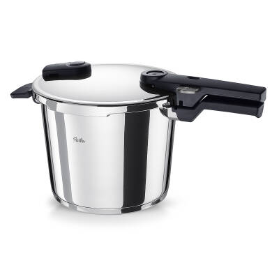 Fissler Vitaquick Glossy 6 Litre Düdüklü Tencere + Kırmızı Cenit Tava Set - 2